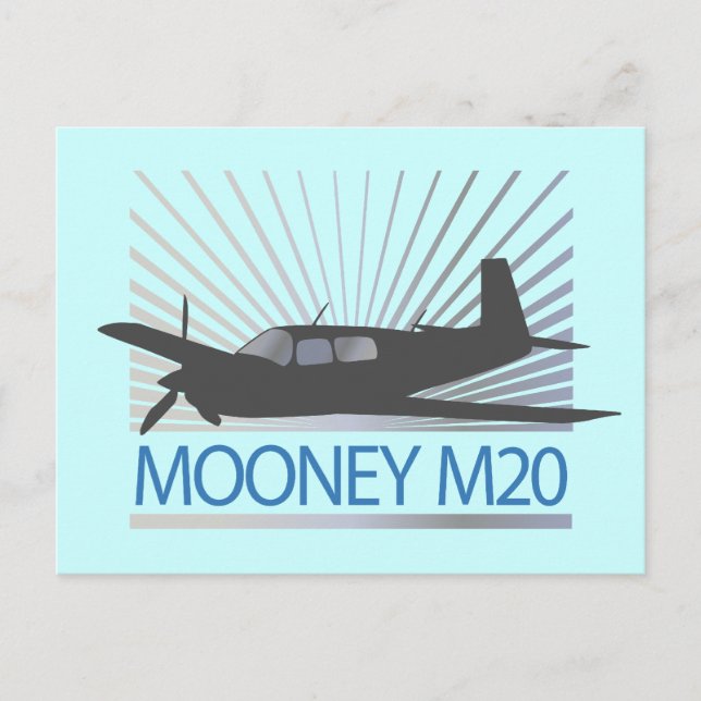 Carte Postale Mooney M20 Aviation (Devant)