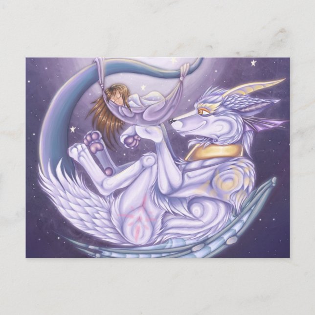 Carte Postale Moony et avalon (Devant)