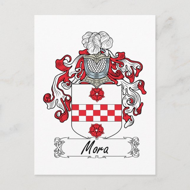 Carte Postale Mora Family Crest (Devant)