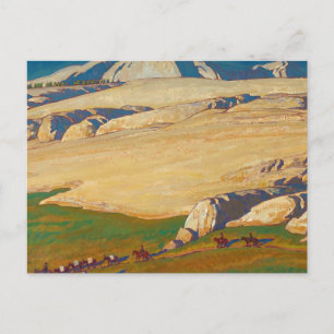 Carte Postale Moraine et prairie, Sierra Nevada, Californie
