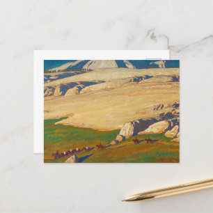Carte Postale Moraine et prairie, Sierra Nevada, Californie