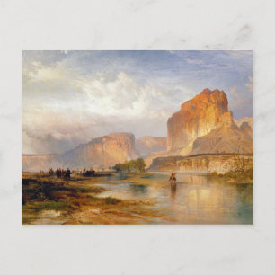 Carte Postale Moran falaises de Green River Peinture