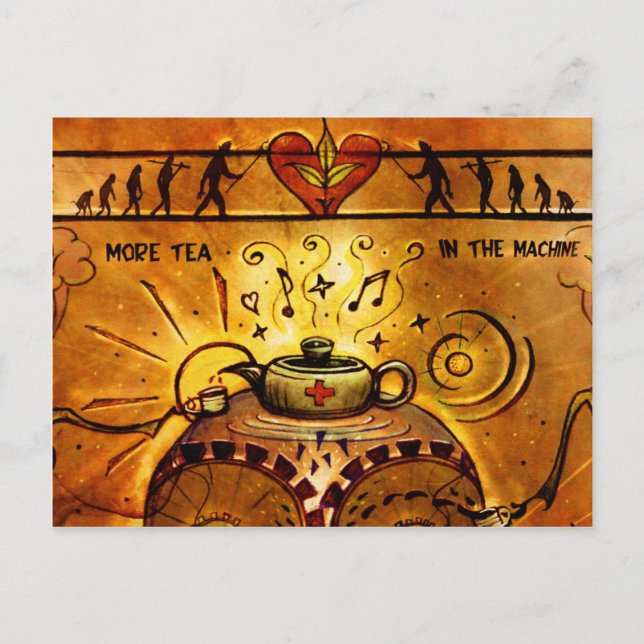 Carte postale 'More Tea' (détail) (Devant)