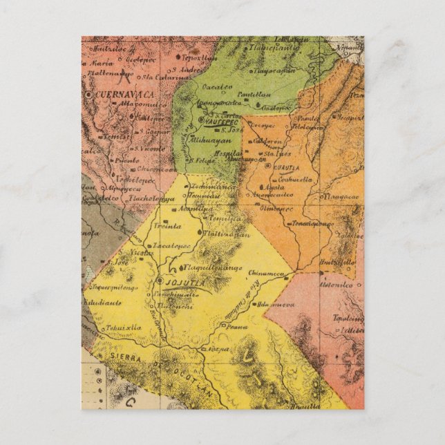 Carte Postale Morelos, Mexique (Devant)