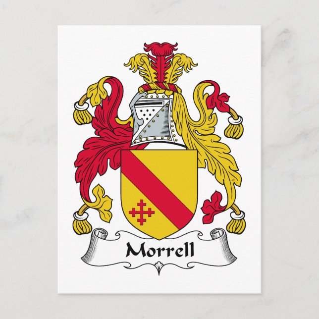 Carte Postale Morrell Family Crest (Devant)