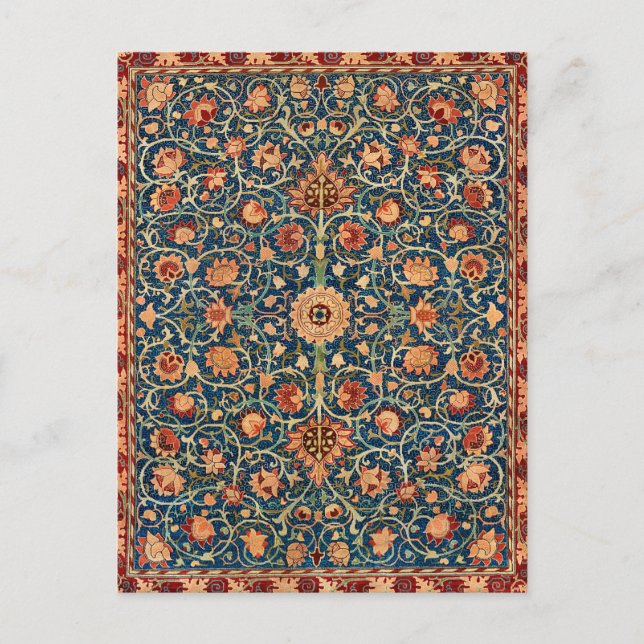 Carte Postale Morris - Holland Park, design vintage de tapis (Devant)