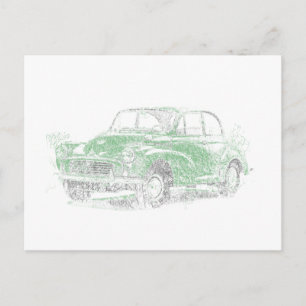 Carte Postale Morris Minor (Biro)