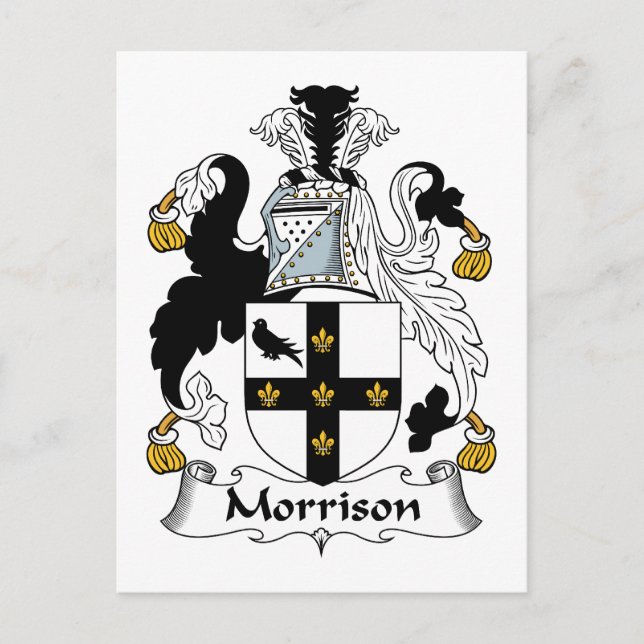 Carte Postale Morrison Family Crest (Devant)