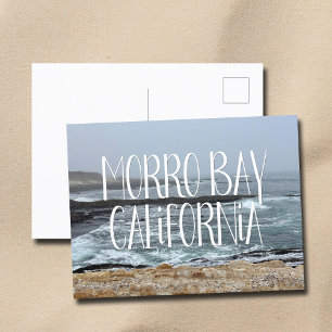 Carte Postale Morro Bay California Ocean Waves Photographie