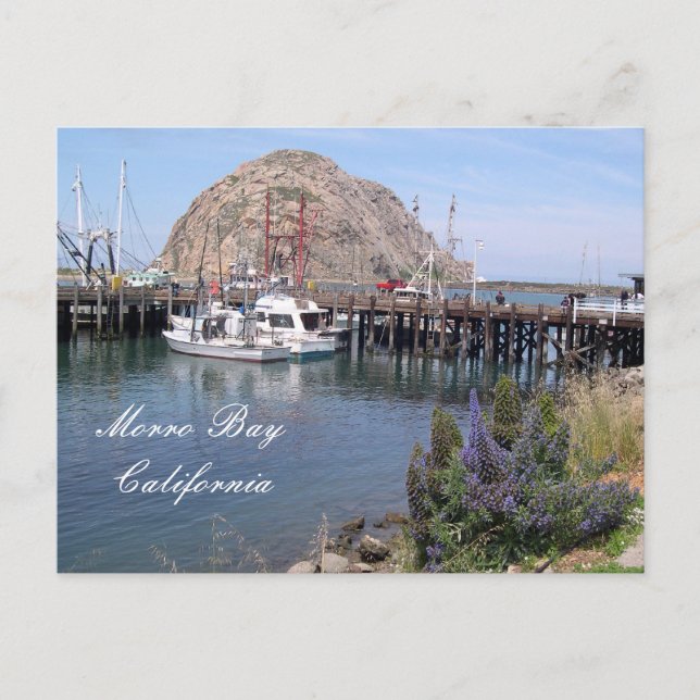 Carte Postale Morro Bay Fishing Dock, Californie (Devant)