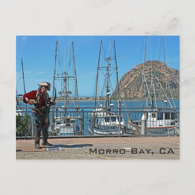 Carte Postale Morro Bay Pirate ! (Devant)