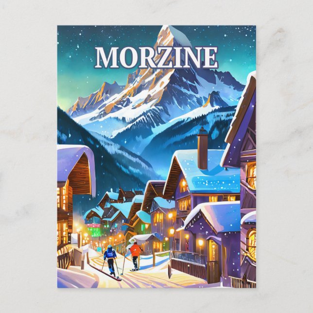 Carte Postale Morzine, bijou des Alpes françaises (Devant)