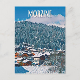 Carte Postale Morzine Station de ski