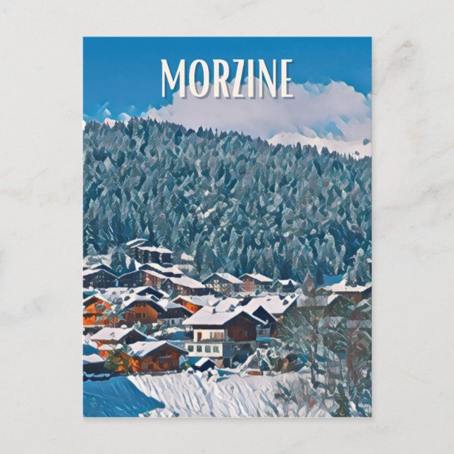 Carte Postale Morzine Station de ski  (Devant)