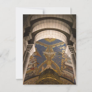 Carte Postale Mosaïque à l'intérieur de la basilique du Sacré-Co
