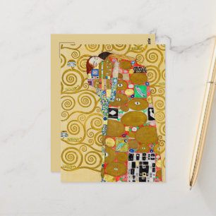 Carte Postale Mosaïque d'accomplissement de Klimt : Frise vintag