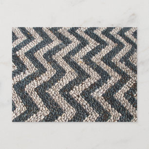 Carte Postale Mosaïque de galets noirs et blancs en GRÈCE