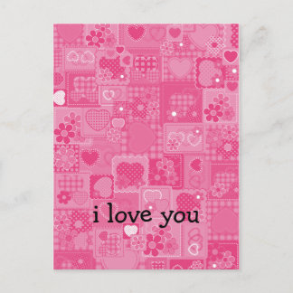 Carte Postale Mosaïque des Coeurs