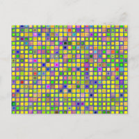 Mosaïque Jaune Rustique "Argile" Carreaux Motif
