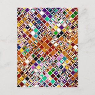 Carte Postale Mosaïque recréée