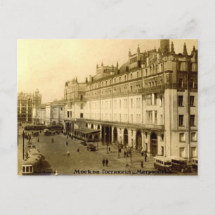 Carte Postale Moscou, Hotel Metropole