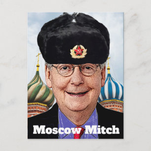 Carte Postale Moscou Mitch McConnell