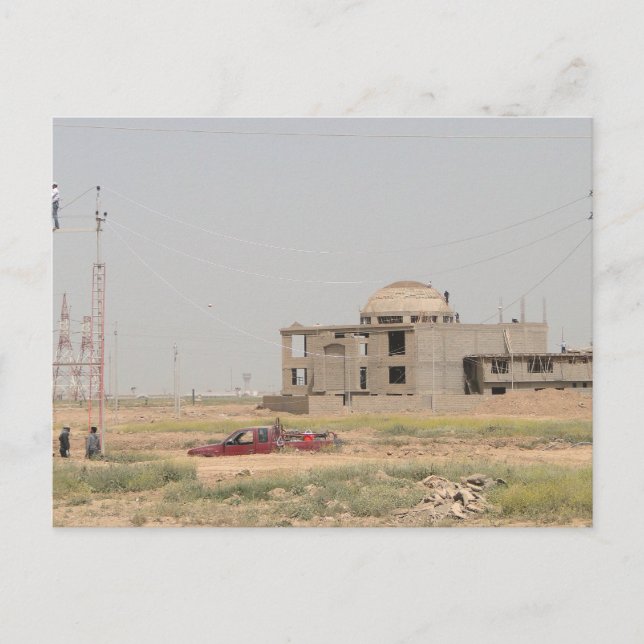 Carte Postale Mosquée À Erbil, Irak (Devant)