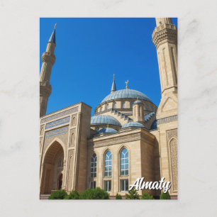 Carte Postale Mosquée Beiken Almaty Kazakhstan Voyage