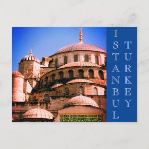 Carte Postale mosquée bleue d'istanbul