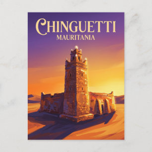 Carte Postale Mosquée du vendredi Mauritanie