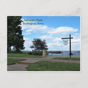 Carte Postale Mosquito Park, Burlington, Iowa