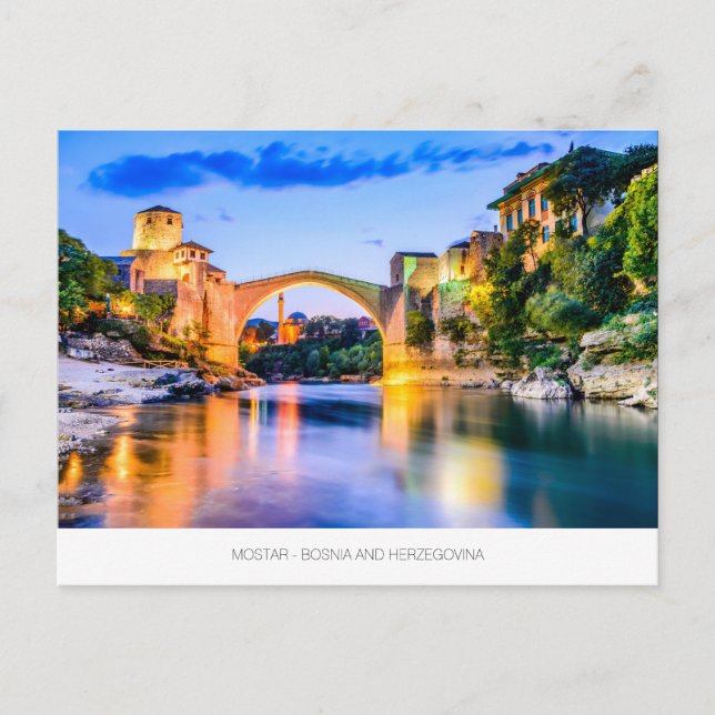 Carte postale Mostar de Bosnie-Herzégovine (Devant)