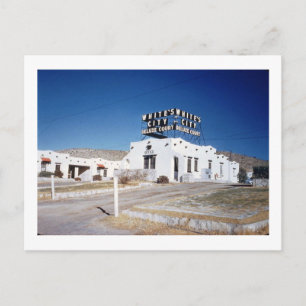 Carte Postale Motel, White's City, Nouveau-Mexique Vintage