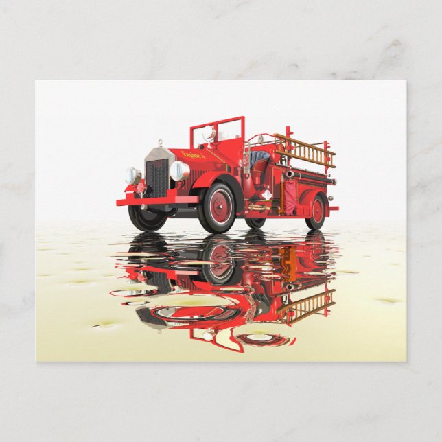 Carte Postale Moteur de tir antique (Devant)