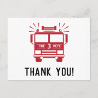 Moteur d'incendie | Merci d'anniversaire du camion