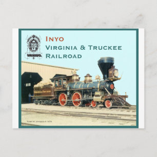 Carte Postale Moteur V&T Railroad Inyo