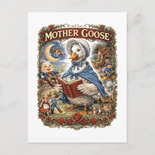 Carte Postale Mother Goose (Devant)