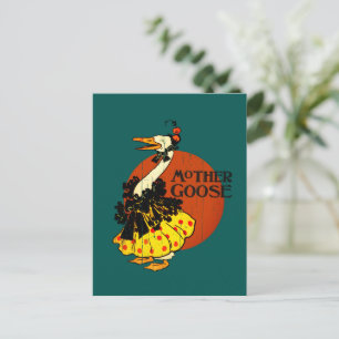 Carte Postale Mother Goose du livre classique pour enfants