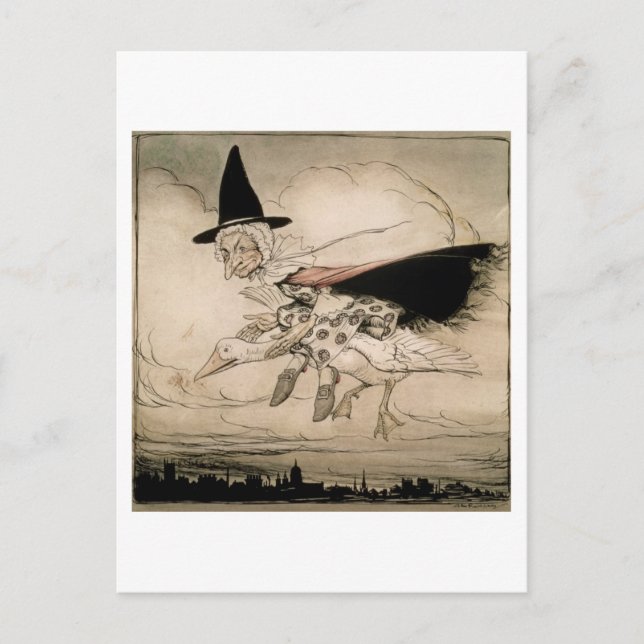 Carte Postale Mother Goose, Frontispiece of Mother Goose The Ol (Devant)