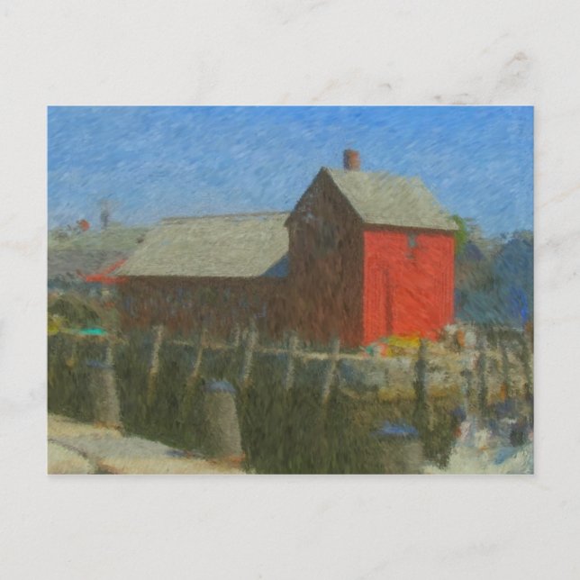 Carte Postale Motif #1 Impressionniste (Devant)