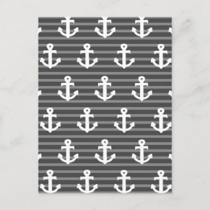 Carte Postale Motif Ancre