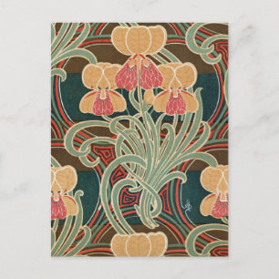Carte Postale Motif Art Nouveau #4 à Emporio Moffa