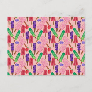 Carte Postale Motif crème glacée   motif Lollies   lollipop 9