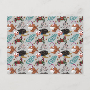 Carte Postale Motif d'animaux aquatiques   vie sous-marine en me