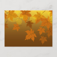 Motif d'automne avec feuilles d'érable en chute et
