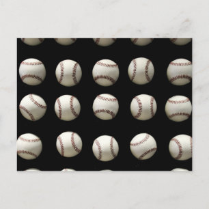 Carte Postale Motif de baseball