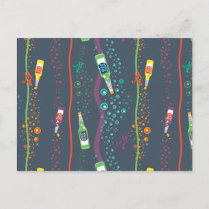 Carte Postale Motif de boisson Fizzy Lifting
