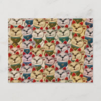 Motif de chats Maneki-neko