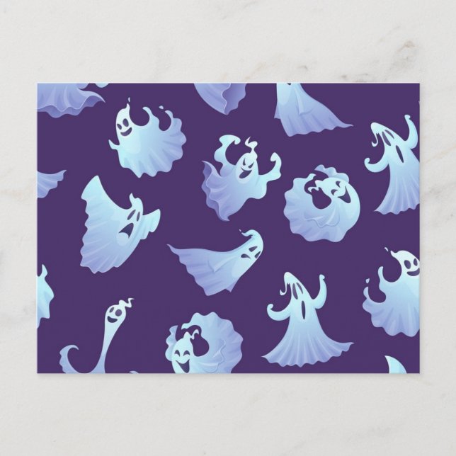 Carte Postale Motif de fantôme (Devant)