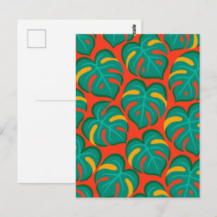Carte Postale Motif de Fiesta Tropical